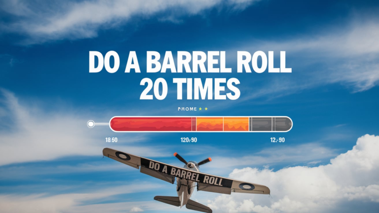 Discover the Fun of Do a Barrel Roll 20 Times – How to Master This Addictive Game